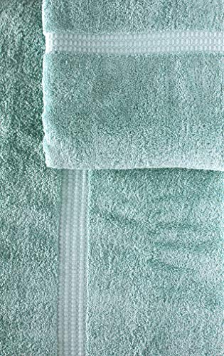 PimpamTex – Toalla Premium extra grande de baño 100% Algodón 100x150 cm – (Verde)