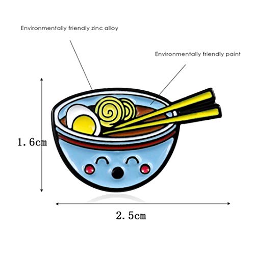 Pin de esmalte, bonito broche creativo para chaquetas, mochilas, ropa, bonitas caricaturas, cuenco esmaltado, broche para mochila, insignia, regalo de joyería