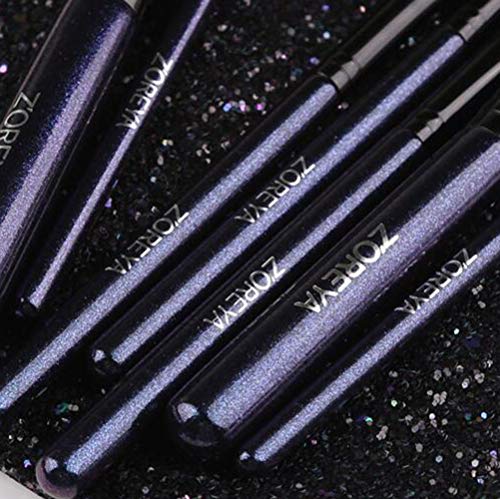 Pinceles De Maquillaje 7 Unids Profesional Premium Sintético Sombra De Ojos Corrector Crema Para Cejas Crema Líquida Mezcla Líquida Con Bolsa De Cosméticos Star Style