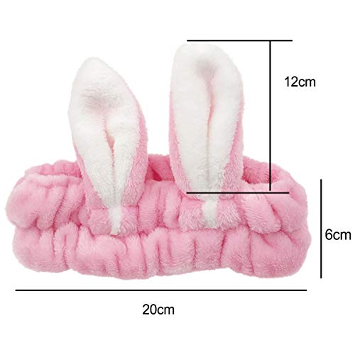 Pinceles de Mascarilla,Zuzer 3pcs Brochas Maquillaje Facial & 3pcs Venda de Pelo Mujer Diademas Pelo Banda Maquillaje para Niña Mujer Facial