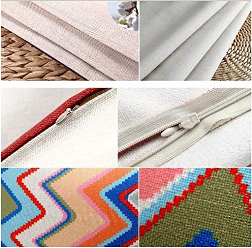 Pingrog Algodón Arpillera Cojín Cuadrado Cojín Casual Chic De Princesa Cojín De Almohada Bar Beneficio Uso Festival Cupón Uso Navidad Sofá Cama Decoración del Hogar Paquete De 2 Años