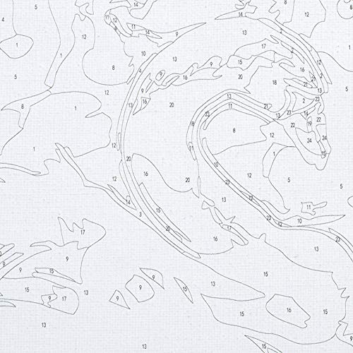 Pintado a Mano Pintura Mural Lienzo Paisaje Pared Fotos Venecia Villa Decoración del Dormitorio niños Adultos Dibujo 40x50cm Sin Marco