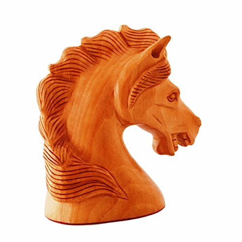 Pintalabios de madera tallado de color morado para caballo y miniatura para mesa, expositor, regalo indio (11259)