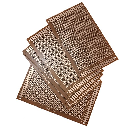 Pinzhi 5X Universal 9x15cm Prototipo Placa PCB para DIY Circuito Protoboard Arduino Nuevo