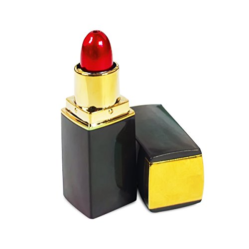 Pipa de tabaco con forma de colorete de labios Formax420, metal, Rojo, Small