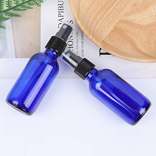 Pixnor Botella de Spray de Vidrio de 6 Piezas Botella de Atomizador Pequeña de 60 Ml Contenedor de Spray de Aceite Esencial para Viajes Y Bricolaje