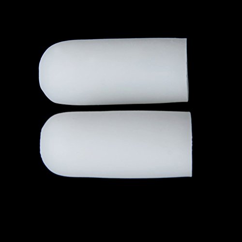 PIXNOR Protectores de juanete de Gel de separadores de dedo del pie dedo del pie Straighters correctores - 1 par, tamaño S
