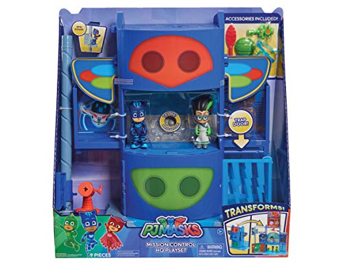 PJ Masks Juego de Control de misión HQ, Multicolor (Just Play 95256)