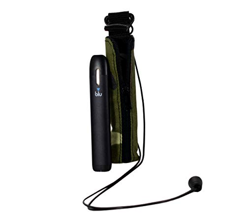 Plan B Funda Protectora vapeador Myblu Militar - 12,5 X 3,3 cm cordón de 100 cm Verde Hecha a Mano en España