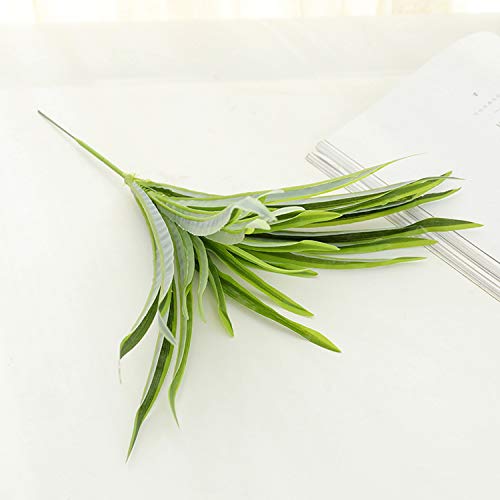 Plantas Falsa Artificial Hojas Verdes jardín Decoración del hogar simulado de Plantas Área Pared medianera decoración de la Boda Suministros, P