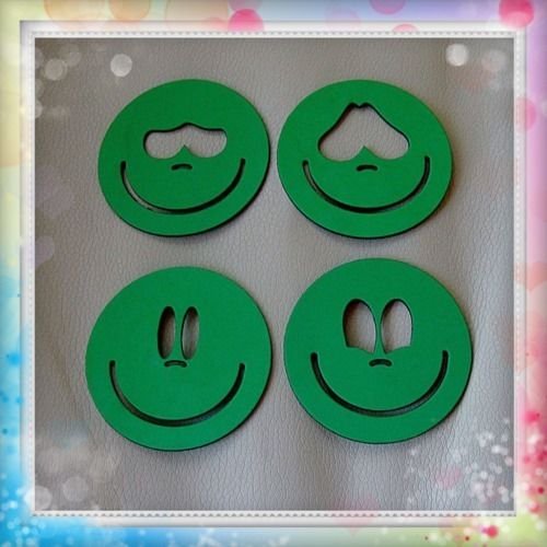 Plantillas para pintar caras de fofuchas para bolas de porex de 7 cm