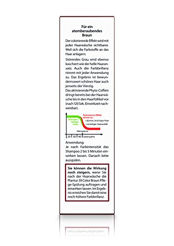 Plantur 39 Color Braun Phyto-Coffein-Shampoo, 250 ml