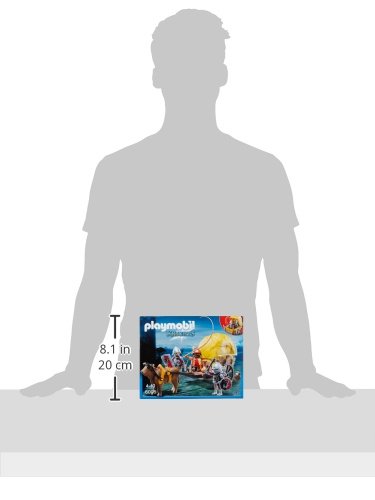 PLAYMOBIL Caballeros - Playset con Figuras del halcón con carruaje de Camuflaje (6005)