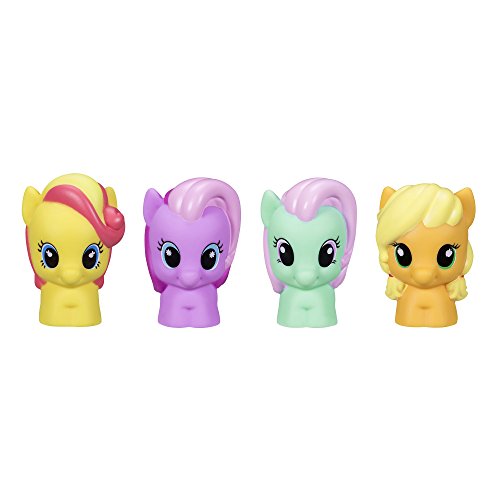 Playskool B4628AS0 Friends My Little Pony - Figura de 4 Unidades, diseño de Daisy Dreams, Menta y Applejack