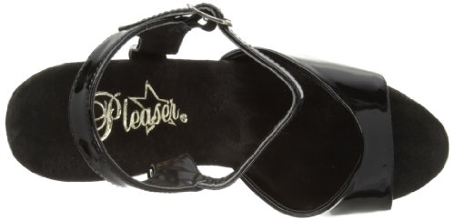 Pleaser EU-KISS-209 - Tira de Tobillo de Material sintético Mujer, Color Negro, Talla 40