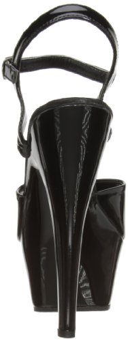 Pleaser EU-KISS-209 - Tira de Tobillo de Material sintético Mujer, Color Negro, Talla 40