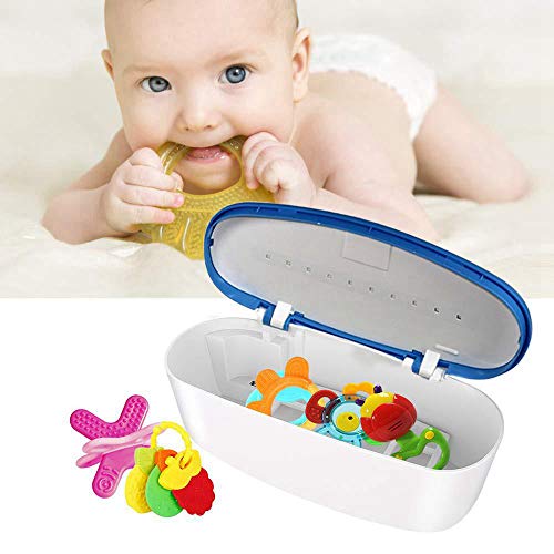 Podofo Caja de esterilización UV, Dispositivo de desinfección LED para uñas, Herramienta de limpieza de caja de esterilizador de luz ultravioleta para herramientas de maquillaje, Juego de manicura