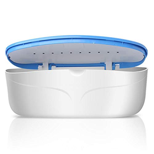 Podofo Caja de esterilización UV, Dispositivo de desinfección LED para uñas, Herramienta de limpieza de caja de esterilizador de luz ultravioleta para herramientas de maquillaje, Juego de manicura