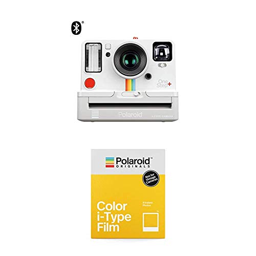 Polaroid Originals Bundle Camera + 1 Film Pack  - OneStep+ White (9015) + Color i-Type Film (4668)