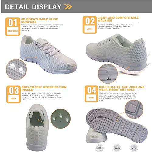 POLERO Sneaker Zapatillas de Deporte Nurse Bear Botiquín para Dama Mujer con Cordones 38 Talla Europea