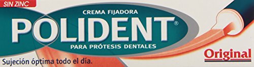 Polident Crema Fijadora para Prótesis Dentales sin Zinc - 40 g