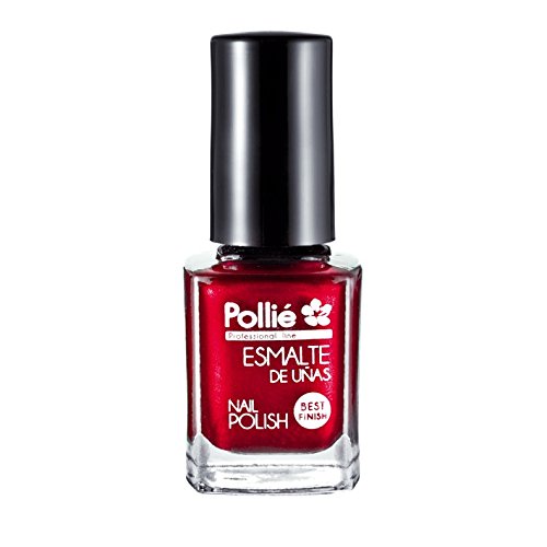 Pollíe, Esmalte De Uñas Color Rojo Metalizado 12 ml