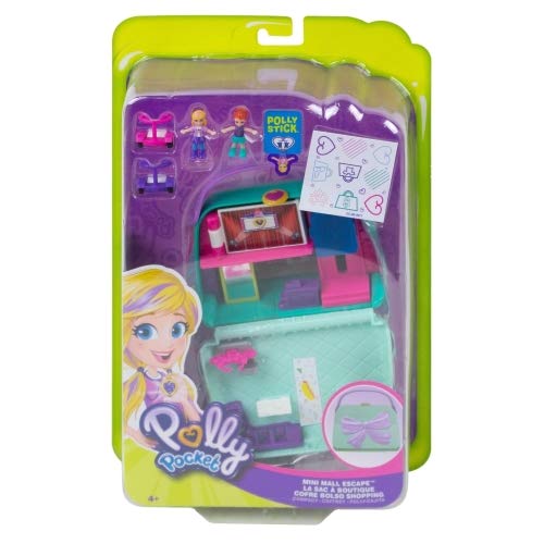 Polly Pocket Cofre Bolso Shopping, Muñeca con Accesorios (Mattel GCJ86) , color/modelo surtido
