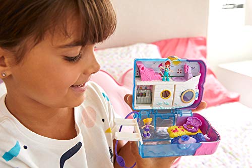 Polly Pocket Cofre Crucero Sweet Sails con muñecas y accesorios, juguete +4 años (Mattel GKJ49)