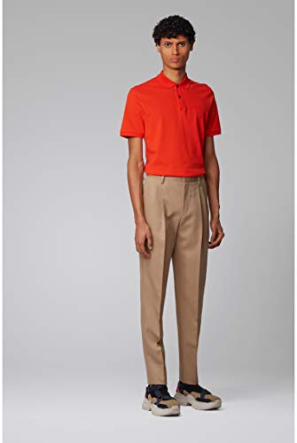 Polo Pallas Regular Fit Dos Botones - Naranja Bright Orange XS