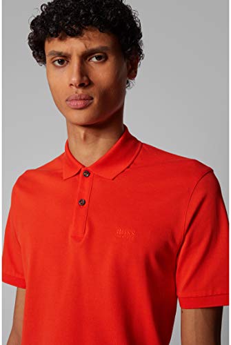 Polo Pallas Regular Fit Dos Botones - Naranja Bright Orange XS