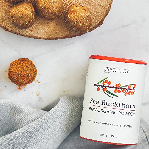 Polvo de Espino Amarillo Bio 35g - Omega 7 - Betacaroteno - Vitamina E - Potente Antioxidante