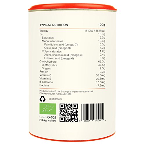 Polvo de Espino Amarillo Bio 35g - Omega 7 - Betacaroteno - Vitamina E - Potente Antioxidante