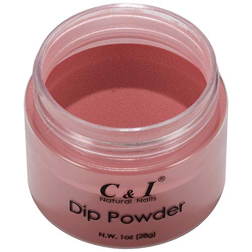 Polvo de inmersión, color n.º 37 cereza, sistema de color rojo, efecto gel en las uñas, 30 ml