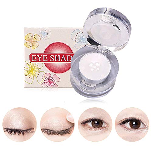 Polvo de sombra de ojos Ablerfly, polvo de resaltado de un solo color Resaltador de ojos nacarados Polvo de brillo brillante