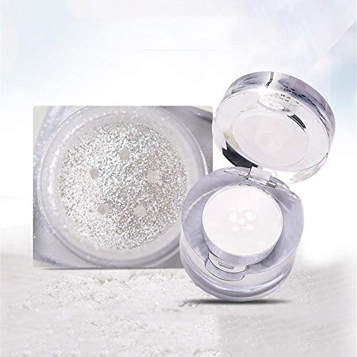 Polvo de sombra de ojos Ablerfly, polvo de resaltado de un solo color Resaltador de ojos nacarados Polvo de brillo brillante