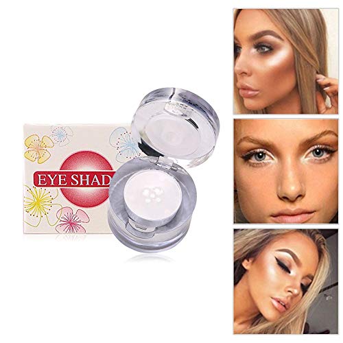 Polvo de sombra de ojos Ablerfly, polvo de resaltado de un solo color Resaltador de ojos nacarados Polvo de brillo brillante