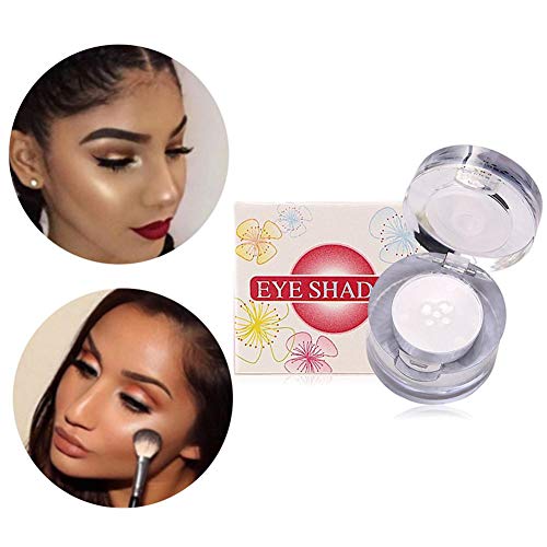 Polvo de sombra de ojos Ablerfly, polvo de resaltado de un solo color Resaltador de ojos nacarados Polvo de brillo brillante