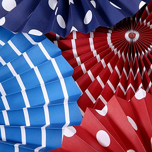 Pompones de Papel de Abeja de Papel Abanicos de Papel Decoraciones Arte Flores Decoración para la Fiesta Boda Cumpleaños Jardín Infantil 16 Piezas Color Multi