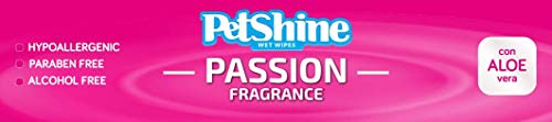 PORRINI Toallitas Higiene para Perro y Gato, Pasión, 40 uds, Perro