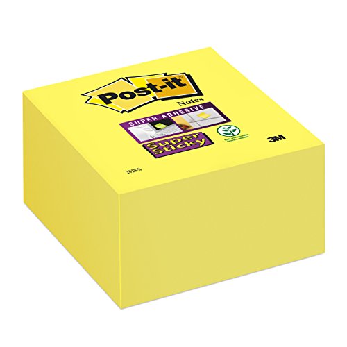 Post-It 57524 - Notas autoadhesivas (amarillo, 350 hojas de 76x76mm), Color Amarillo