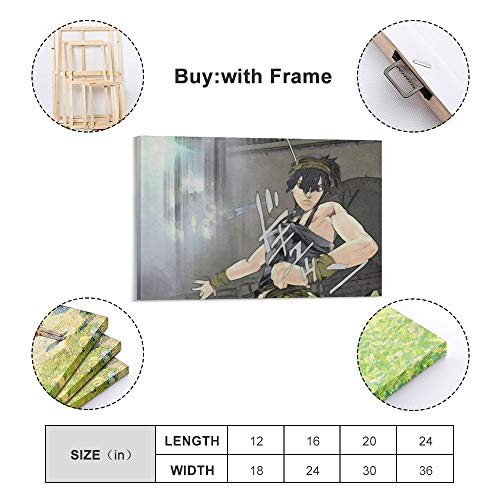 Póster de Dragon Vines Jojo's Bizarre Adventure Aviation Smith Nalancia Gilga Art Canvas Poster Wall Art Print Poster Home Decor Wall Art 30 x 45 cm