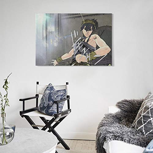 Póster de Dragon Vines Jojo's Bizarre Adventure Aviation Smith Nalancia Gilga Art Canvas Poster Wall Art Print Poster Home Decor Wall Art 30 x 45 cm