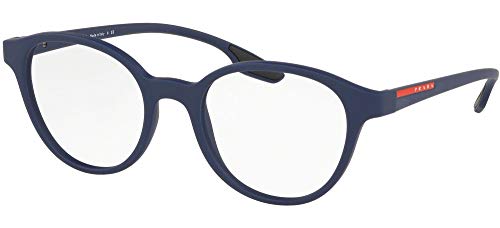 Prada LINEA ROSSA 0PS 01MV Monturas de gafas, Blue Rubber, 49 para Hombre