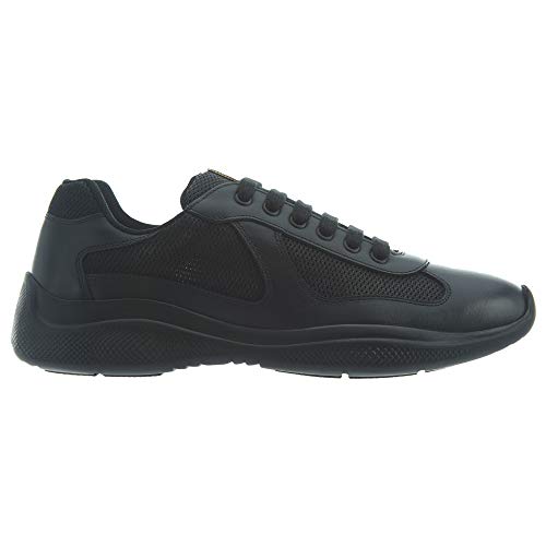 Prada - Zapatillas de Cuero para Hombre Negro Negro Negro Size: 44 EU