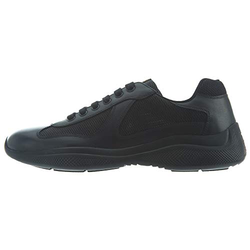 Prada - Zapatillas de Cuero para Hombre Negro Negro Negro Size: 44 EU