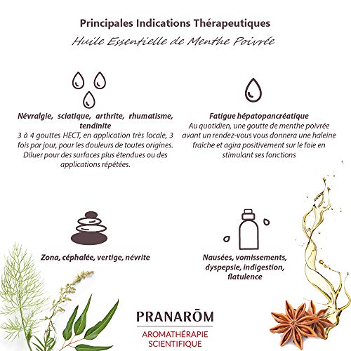 Pranarom Aceite Esencial Menta Piperita Bio - 10 ml