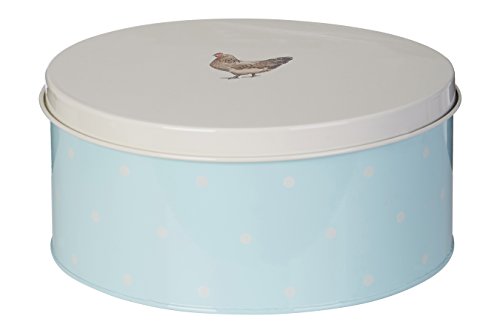 Premier Housewares Mrs Henderson latas para Dulces, Acero galvanizado, Verde/Crema, Juego de 2