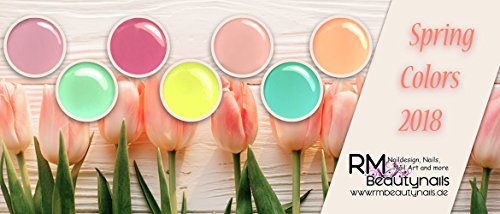 Premium Primavera farbgel Juego 2018 – Bajo Juego 7 x 5ml Alto cubriente farbgele para uñas diseño RM beautynails