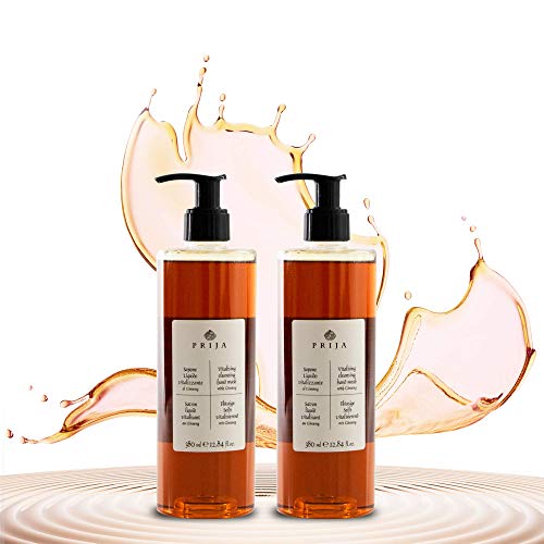 Prija - Jabón líquido con ginseng, 2 unidades de 380 ml