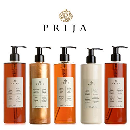 prija XXL Set 5 x 380 ml jabón líquido, piel & pelo champú, bodylotion,,
